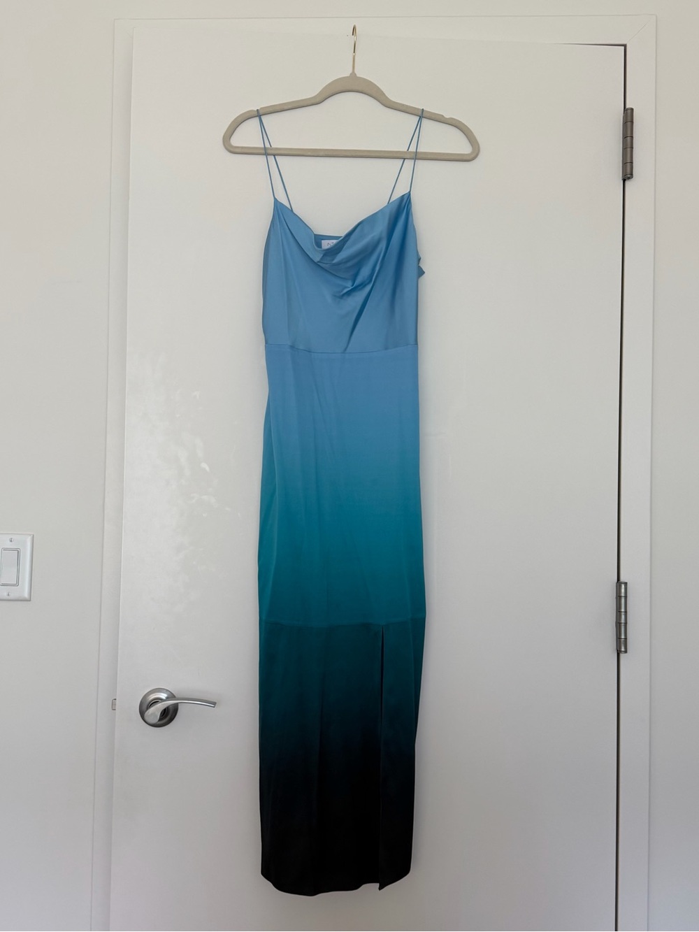 INTERMIX Blue Slip Dress